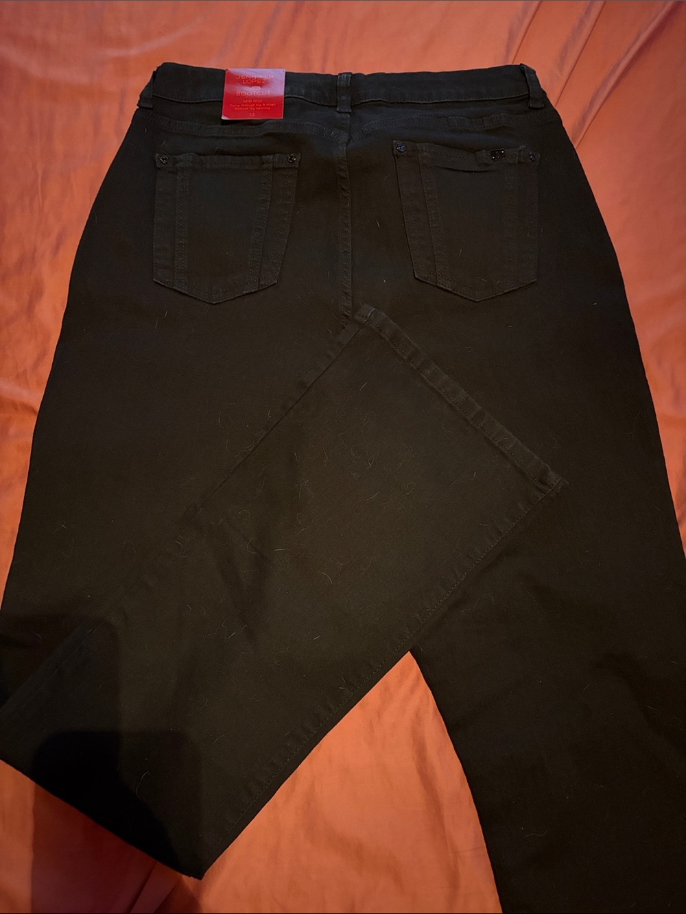 Jennifer Lopez Black Stretch bootcut Jeans size 12